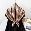 New Scarf Striped Summer Thin Shawl Light Breathable Sunscreen Shawl Twill Square