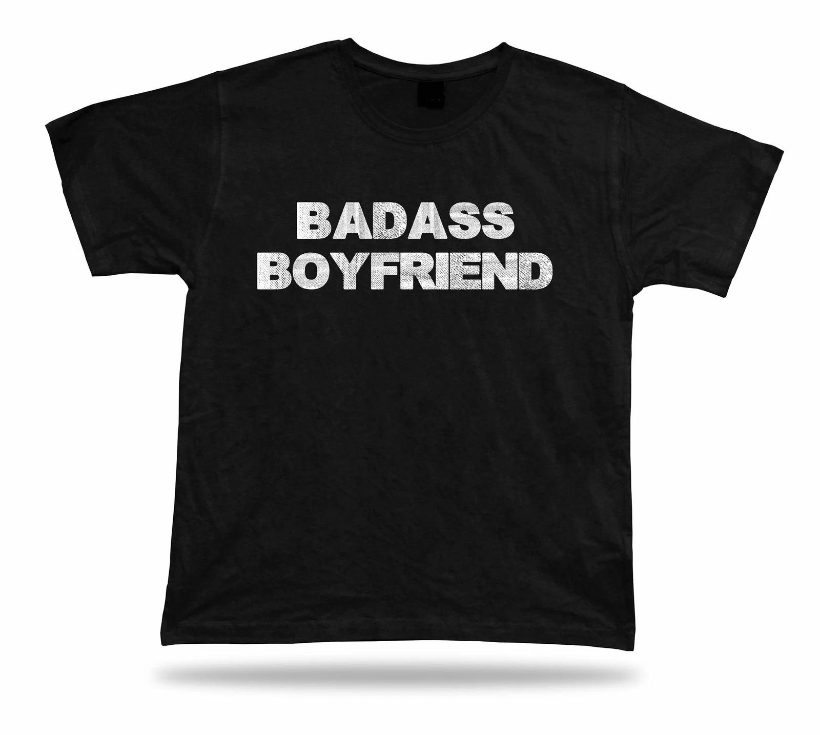 Badass Boyfriend Awesome No1 best Ever T shirt Gift Idea birhday present Tee L