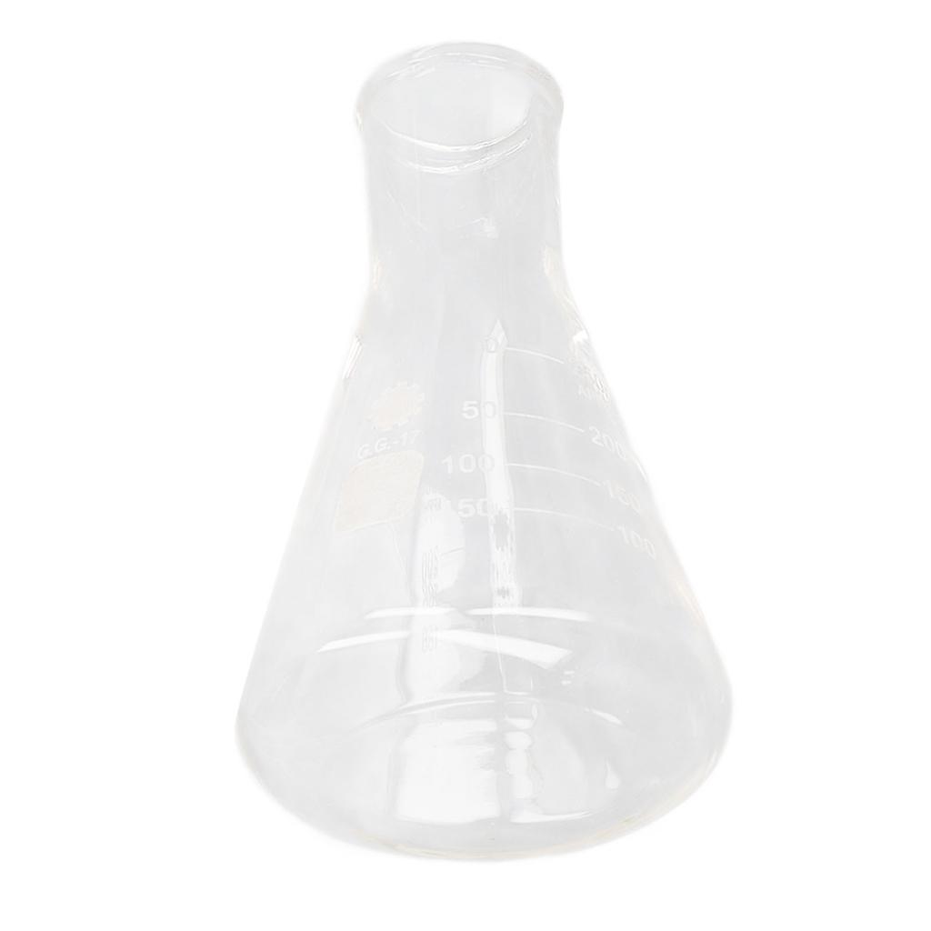 4 BUC Erlenmeyer Balon Sticlă Borosilicată 50ml 100ml 250ml 500ml Chimie Balon Conic pentru Laborator
