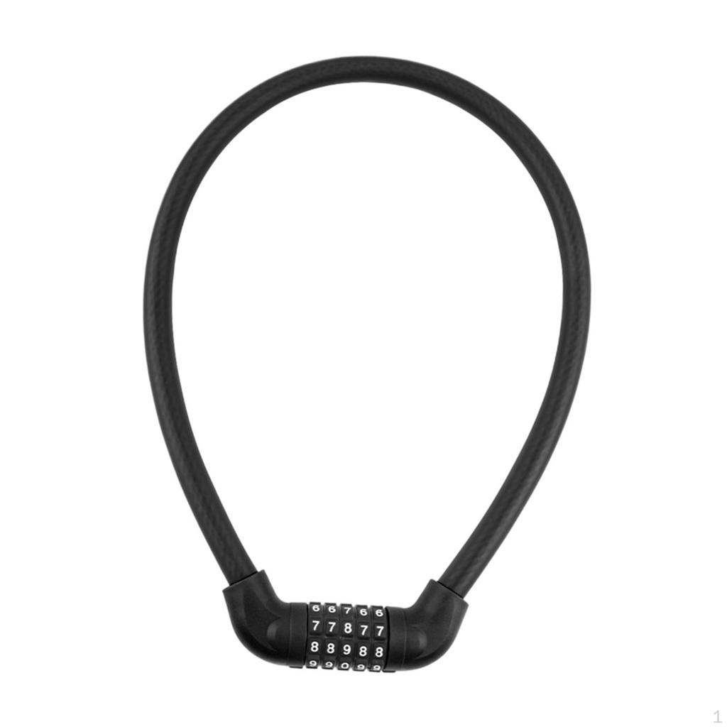 5 -digit Code Cable for Cycling, Waterproof Accessory, Ideal Outside And Road