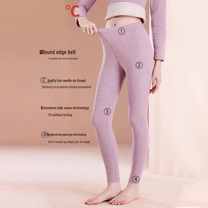 LANGSHA Women's Plush Lined Thermal Leggings