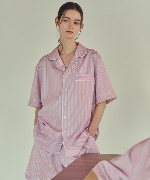 [CEID] [Unisex] Klassisk Söt Muse Kortärmad Pyjamasuppsättning [Skickas från Korea] 100% Äkta