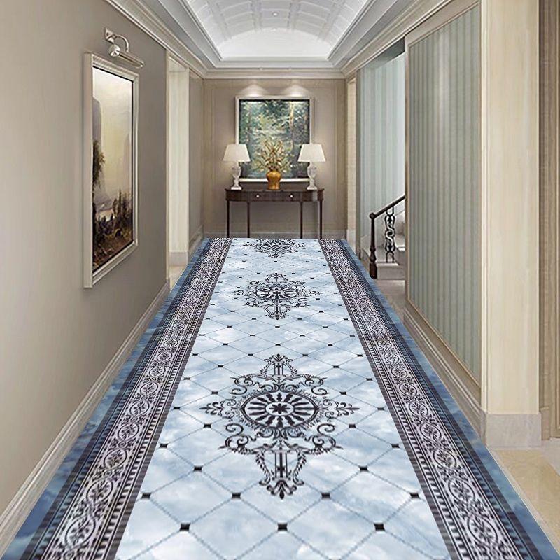 Chinese Style Corridor Aisle Carpet Hotel Hotel Stairs Non-Slip Floor Mats Home Entrance Carpet Custom Corridor Long Carpet