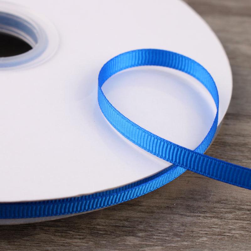 6mm Double-Sided Ribbed Satin Ribbon for DIY Bows, Hair Accessories, Packaging, and Weaving Decorations