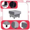 Sofa Corner Sofa Alicja with Pouf Sofa Sofa Bed Family Meble Gray