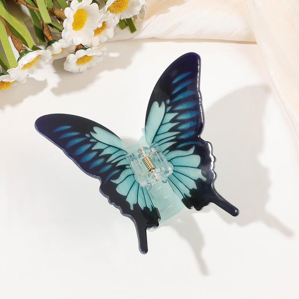Matte Transparent Butterfly Hair Claws Clips for Women Girls Elegant Decorate Hairpins Headbands Fashion Korean Hair Accessories