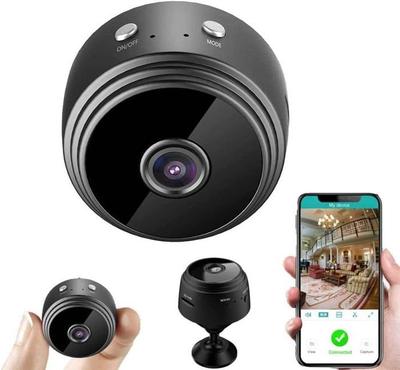 Mini Spy Camera - HD 1080P - Night Vision - Motion Detector - WiFi - Black