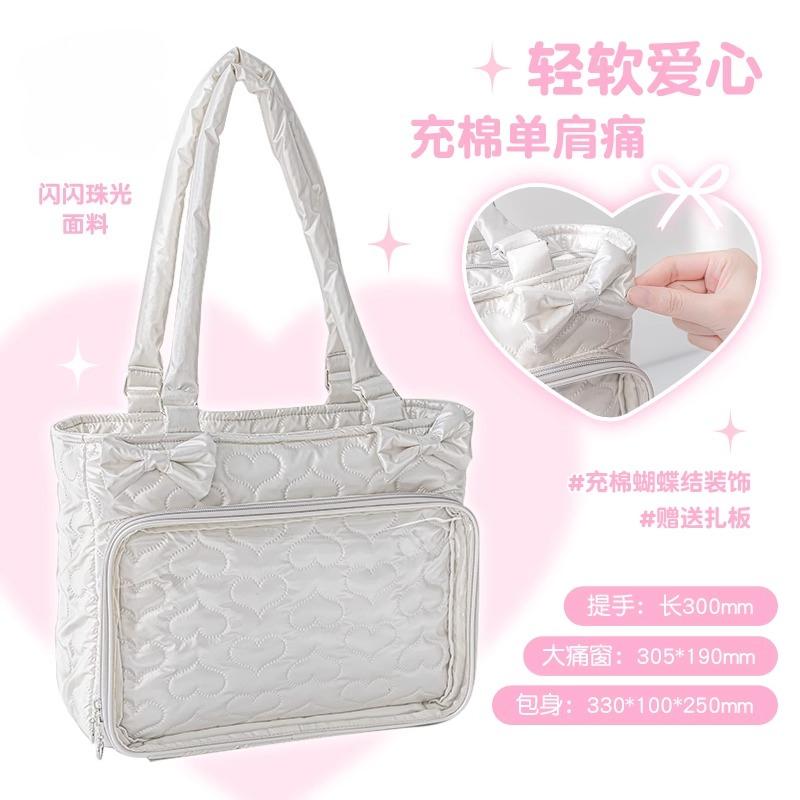 Beautiful Large Capacity Ita Bag Underarm Sac Femme Transparent Bolsos De Mujer Shoulder Bags for Woman Practical Bolso