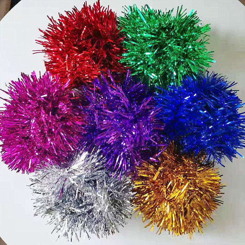 

1.5M-60M Colorful Glitter Tinsel Garland Christmas Ribbons DIY Wreath for Xmas Tree Hanging Ornaments Party Home Decor Wholesale 1.5M- (1 string)