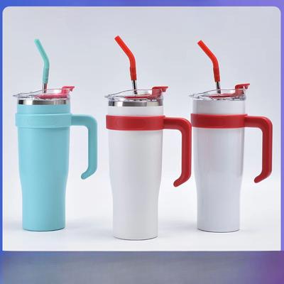 Big MAC Smoothie Cup Stainless Steel Handle Thermos Cup Large Capacity Water Cup Office Sippy Cup