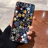 Star Moon Pattern Case for Xiaomi Redmi 9 10 12C A1 A2 Plus A4 13C A3 K40 K80 Pro 14C A5 Black Soft Phone Cover