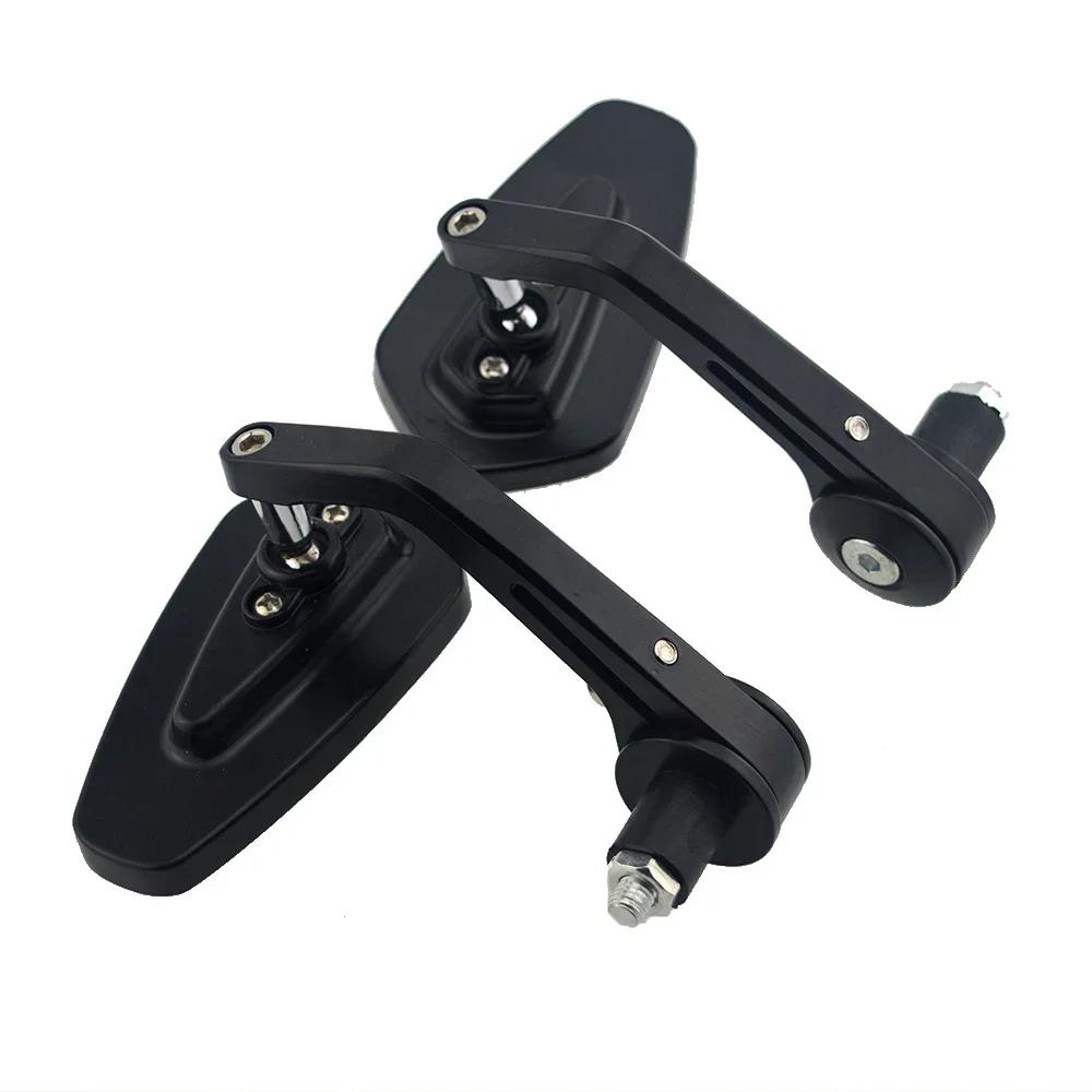 2 Buc Oglindă Laterală de Retrovedere pentru Motocicletă Cruiser Chopper ATV Aluminiu 7/8'' 22mm Capăt Bară Accesorii Pentru BMW Ducati Aprilia Victory