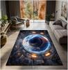 Tappeto Illusione Buco Nero 3D Tappeto Area Vortice Galattico Tappeto Trappola Visiva Tappetino Antiscivolo per Soggiorno Camera da Letto Decorazione Casa