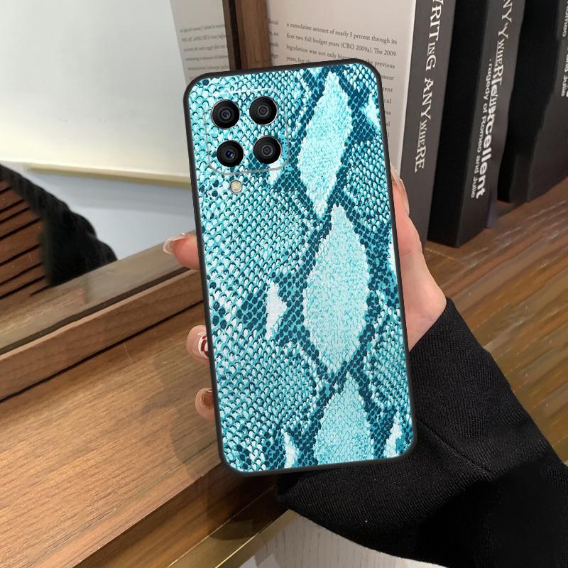 Чехол с принтом змеиной кожи для Samsung Galaxy M12 M22 M32 M52 M13 M23 M33 M53 M20 M21 M31 M51 M14 M34 M54 M30s Samsung M12