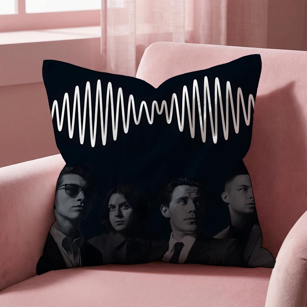 R-Rockové kapely A-Arctic Monkeys Povlak na polštář Víceúčelový povlak na polštář pro domácnost a auto - Oboustranný, měkký a odolný pro každodenní použití