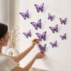 Butterfly Wall Stickers 12 Pack, 3D Hollow Design, Party Decoration for Home Bedroom, 2 Styles