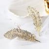 Elegant Feather Hairpin for Women Girls Headwear Side Hair Accessories