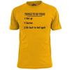 Unisexs Thingsto Do Today Funny T Shirt