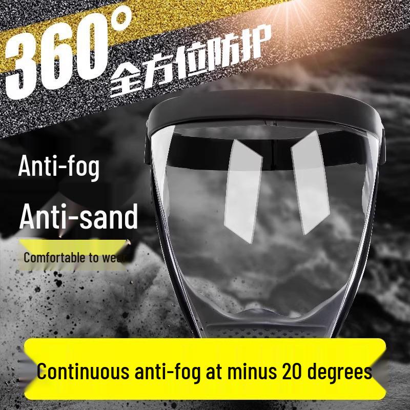High-Definition Protective Mask: Anti-Cutting, Dustproof, Anti-Fog Full Face Shield for Pesticide Spraying