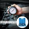 Oil Pressure Gauge Tester Oil Pressure Tester Tool For Fuel System Engine Cylinder Compression Test 0-140PSI For Cars ATVs O2O6