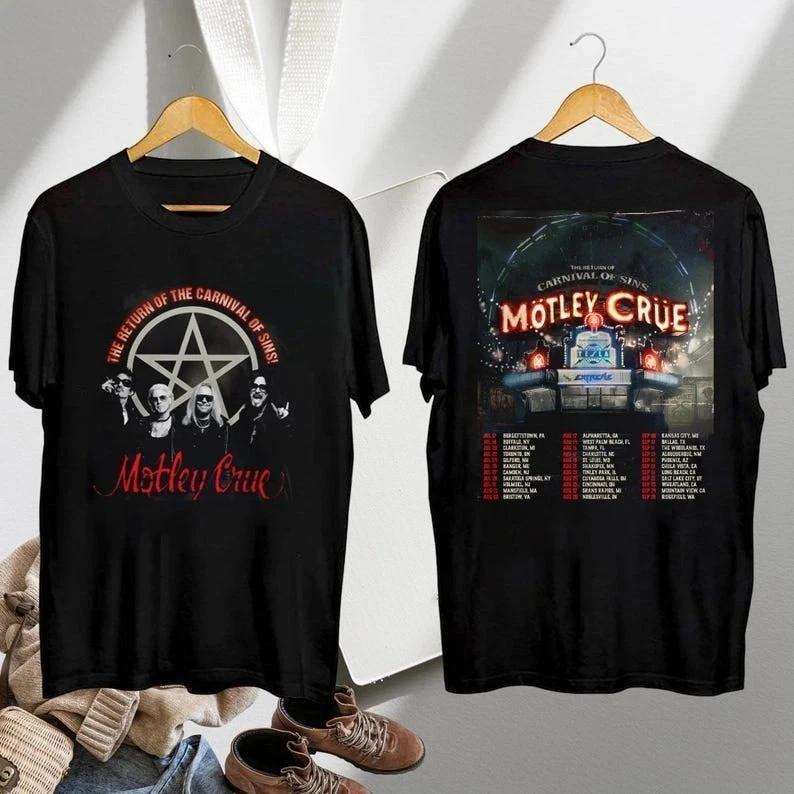 Motley Crue Carnival Of Sins Tour Graphic Band T Shirt Unisex T-Shirt S