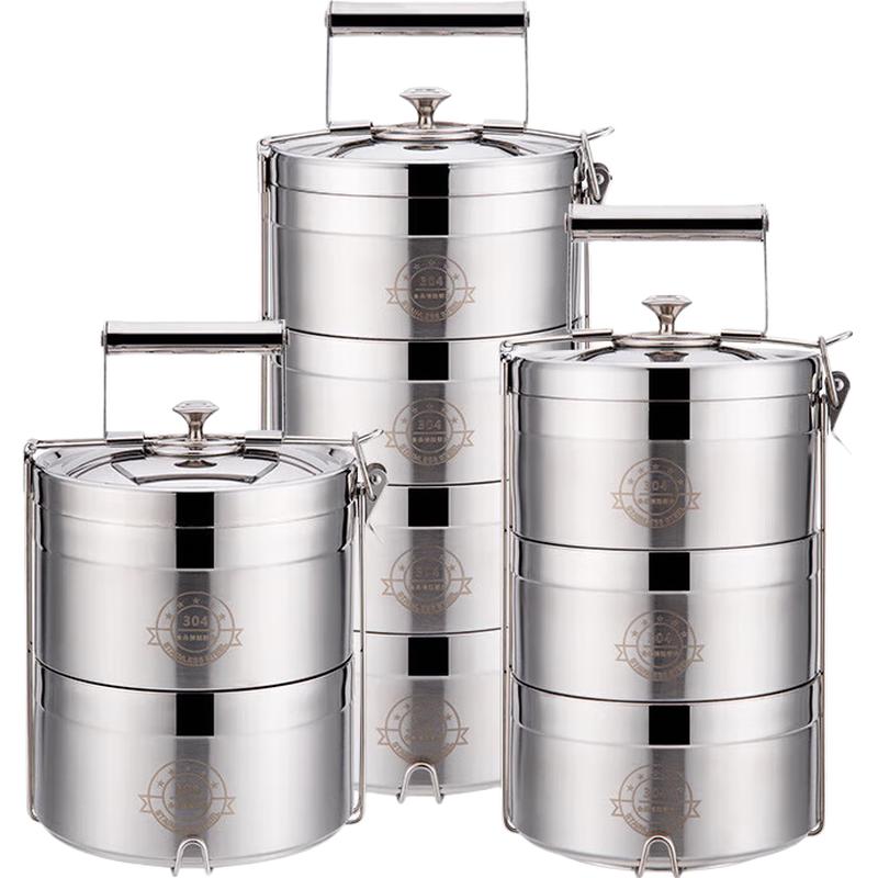 Danshizhiyuan 304 Stainless Steel Stackable Thermal Food Container