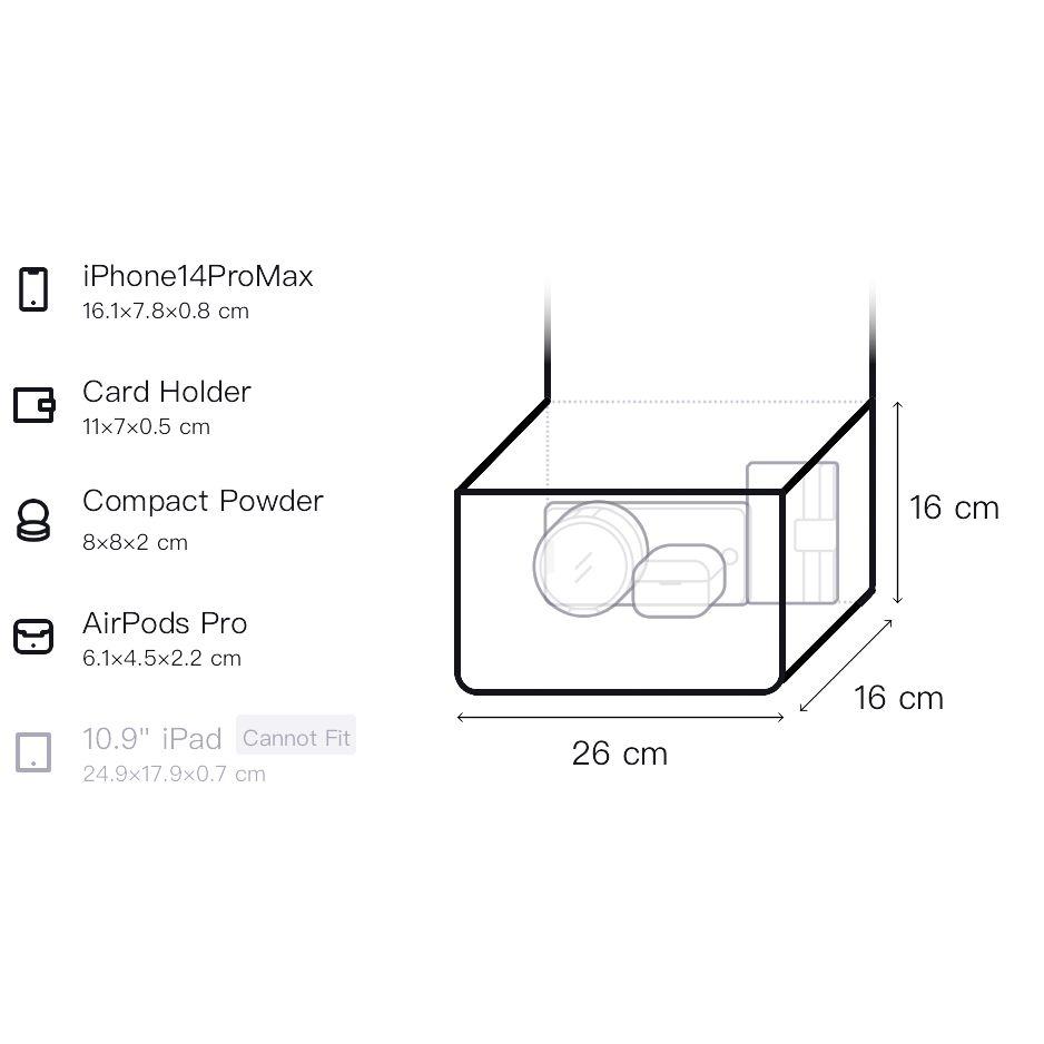 Hermes 26 Silver Buckle Wool Travel Storage Bag Women bags Gravel H104363MV01