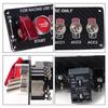 LED Illuminated Racing Ignition Switch Panel Carbon Fiber Car Start Switch  12V racing cars & RV