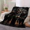 1pc Dog Printing Lightweight Flannel Blanket, Comfortable and Warm Blanket, for Camping Sofa Bed and Couch Office, Gift