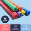 Pool Noodles Floating Hollow Large Colorful Pool Noodles Training Device for Aerobics Craft Projects Parties Water Sports