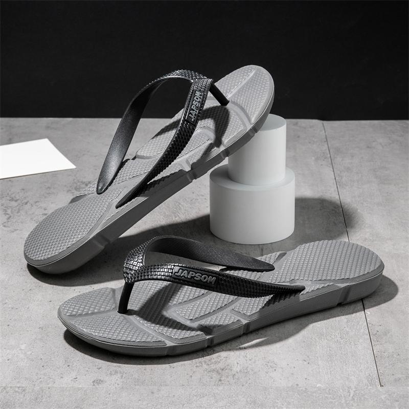 Men's Flip Flops Non-slip Light Bathroom Shoes Quick-dry EVA Sole Comfortable Sandals Summer Outdoor Indoor Plus Size Slides