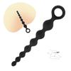 Ninonly Anal Anal Anal Anal Anal Anal Unisex Plug, 7-piece Plug, Expansion, Development, Goods, Beads, Silicone, Lightweight, (Black)
