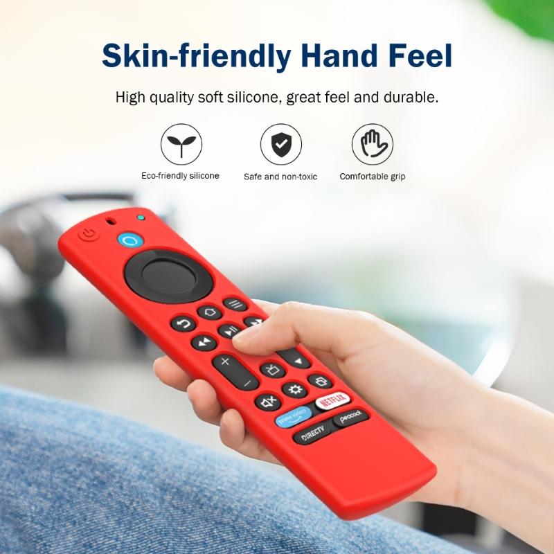 Protective Silicone Case For Remote Protective Cover With Lanyard Durability Silicone Protector Shell Remote Sleeve