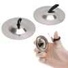 2Pcs Finger Cymbals Pure Copper Wear Resistant Easy Grip Finger   for Dance Party Holiday
