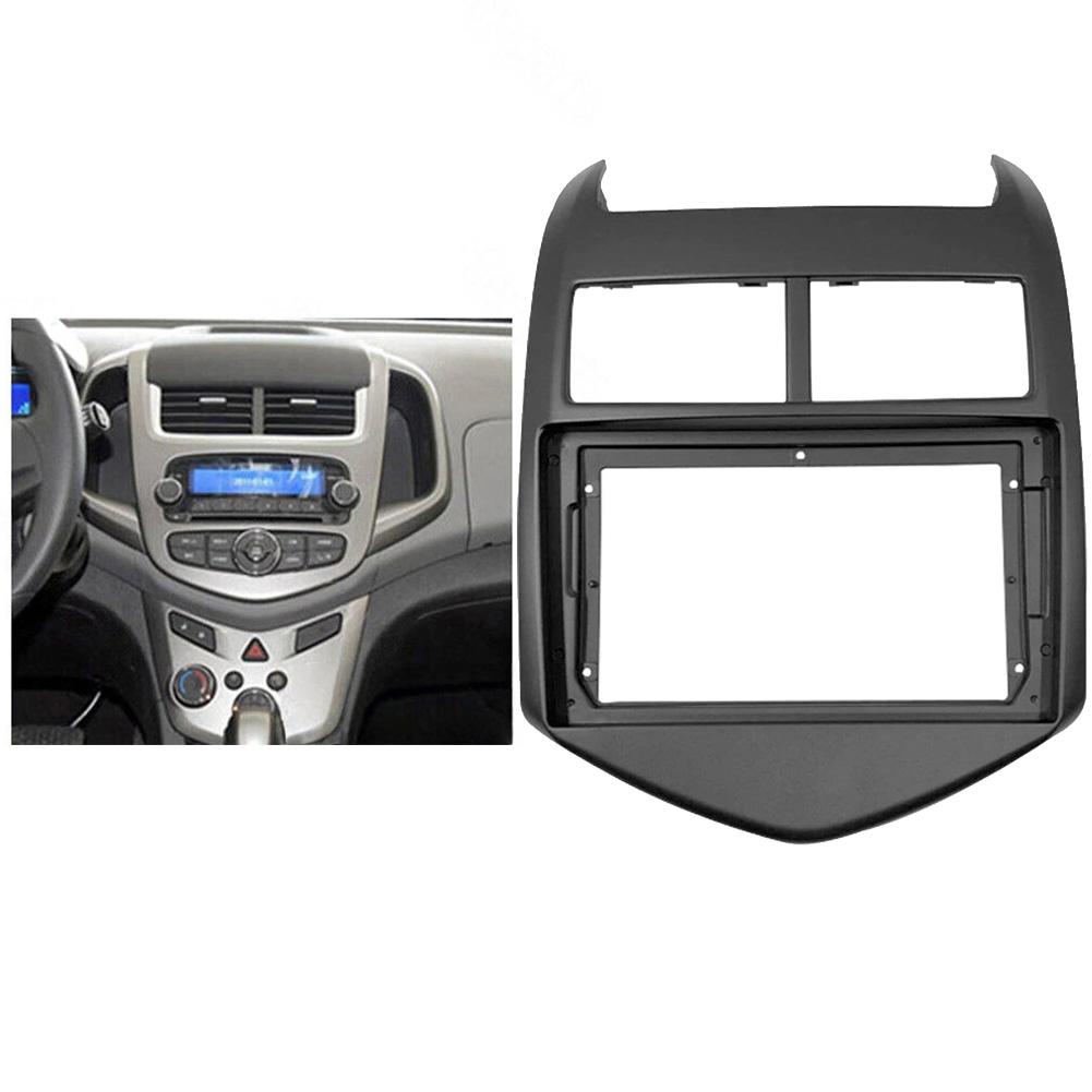 Vehicle Interior Enhancement For Aveo 2 9-inch Radio Frame Automotive Dashboard Upgrade Modern Design Aesthetic