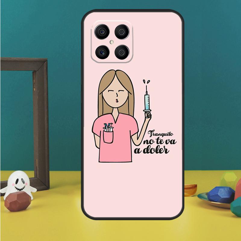 

Чехол для медсестры, врача, стоматолога для Honor 200 Lite Magic 7 6 5 Pro Honor X9c X9b X9a X8b X8a X8 X9 50 70 90 Lite Honor X6a