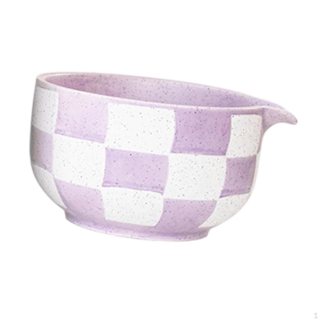 Keramická miska na matcha Porcelánový čajový dárek Elegantní náčiní Příslušenství s výlevkou Nádobí pro