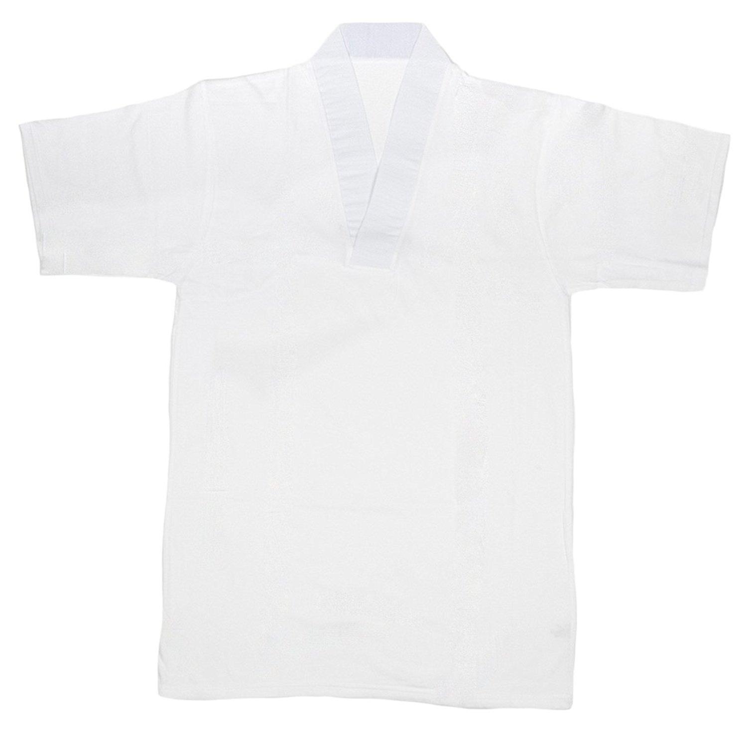

Сделано в Японии Tenjiku Cotton Washable Summer Undershirt Tailored [KYOETSU] Мужская футболка, Шелк, Однотонная, (L) белый