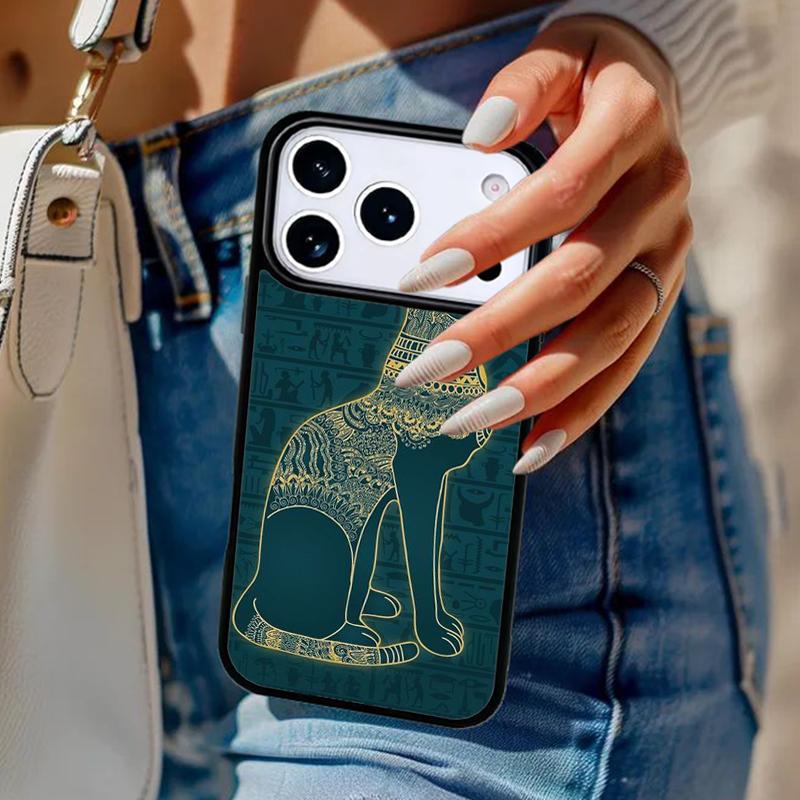 Egypt Nefertiti Anubis Ankh Phone Case For iPhone 17 Air 14 15 13 12 Max Cover For Apple 14 15 16 16e 11 Pro Max Plus