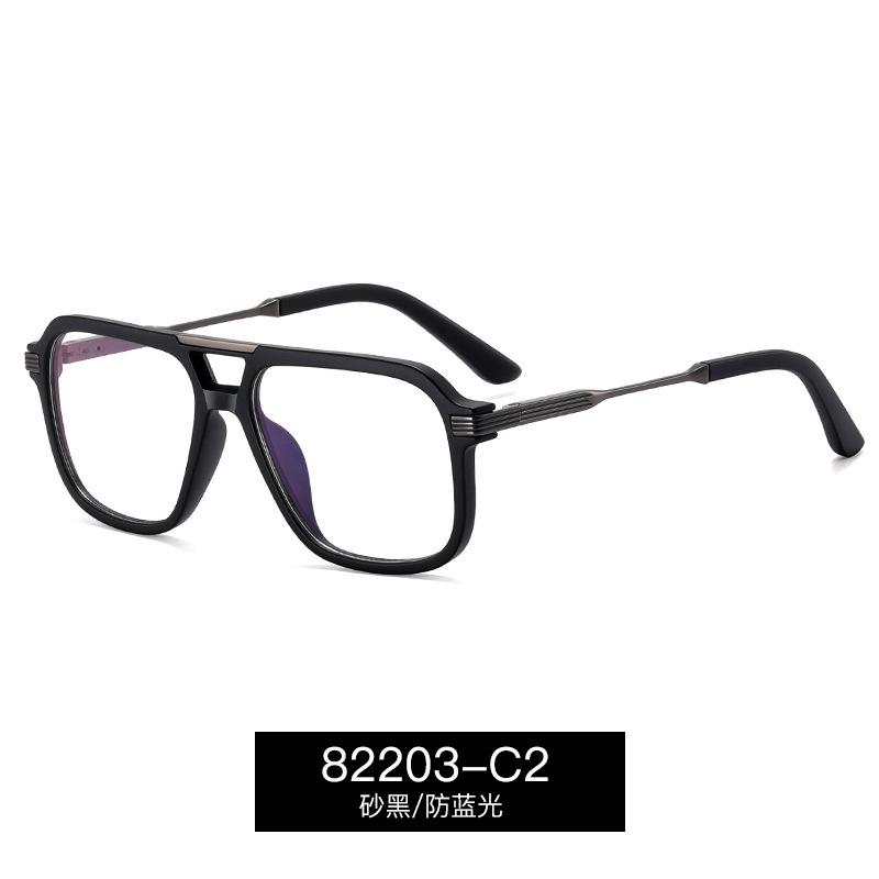 Blue Light Blocking Reading Glasses Square Nerd Eyeglasses TR90 Trendy Big Frame Gradient Mens Computer Goggle Optical Glasses
