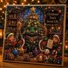 Christmas Faux Pearl Painting Kit Xmas Art Kit, Santa Claus Reindeer DIY Holiday Projects for Families Sparkling 3D Festive Wall Craft Adults, Winter