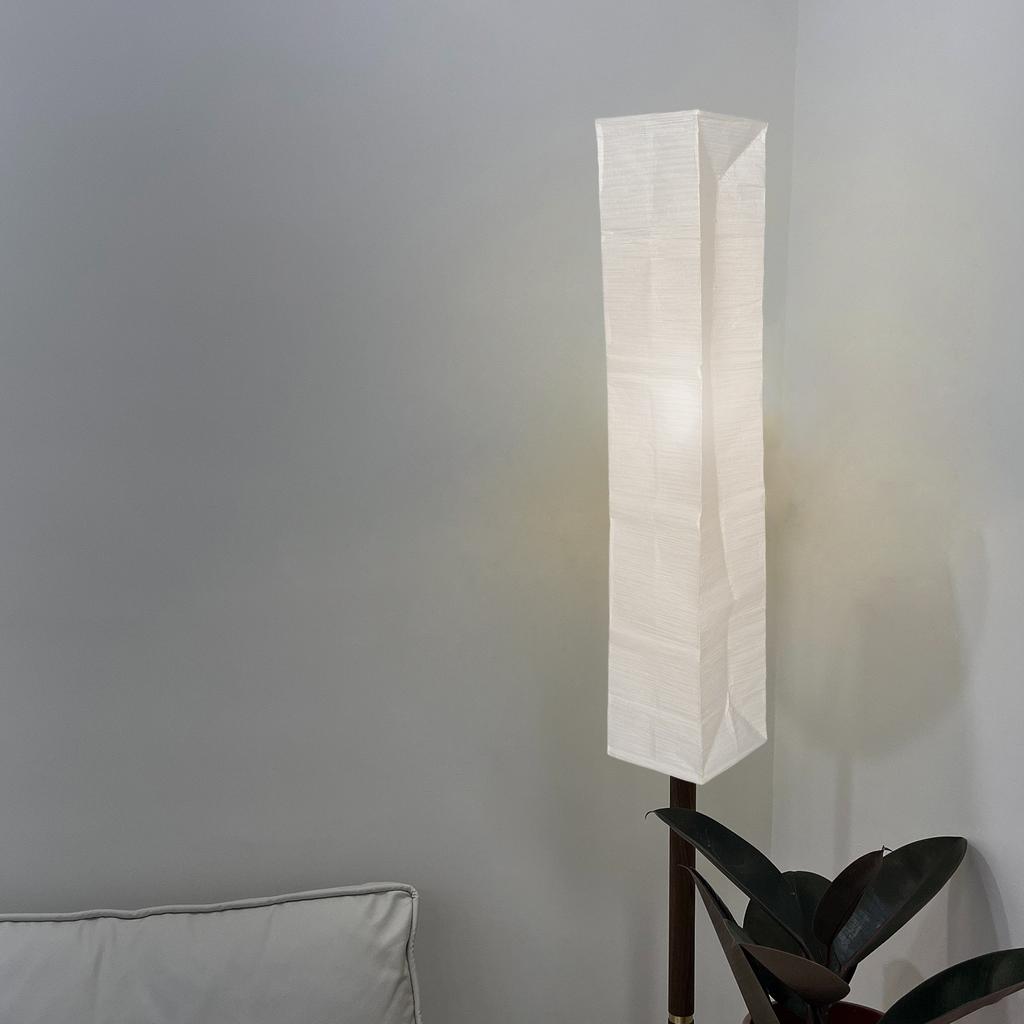 Floor Lamp Shade Replacement Paper Material Foldable Design Soft Light Diffuser Cozy Atmosphere Japanese Style Modern Minimalist