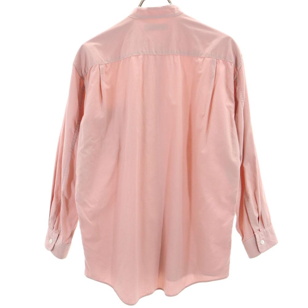 ISSEY MIYAKE Made In Japan Long Sleeve Band Collar Shirt 1 Pink Men's Used