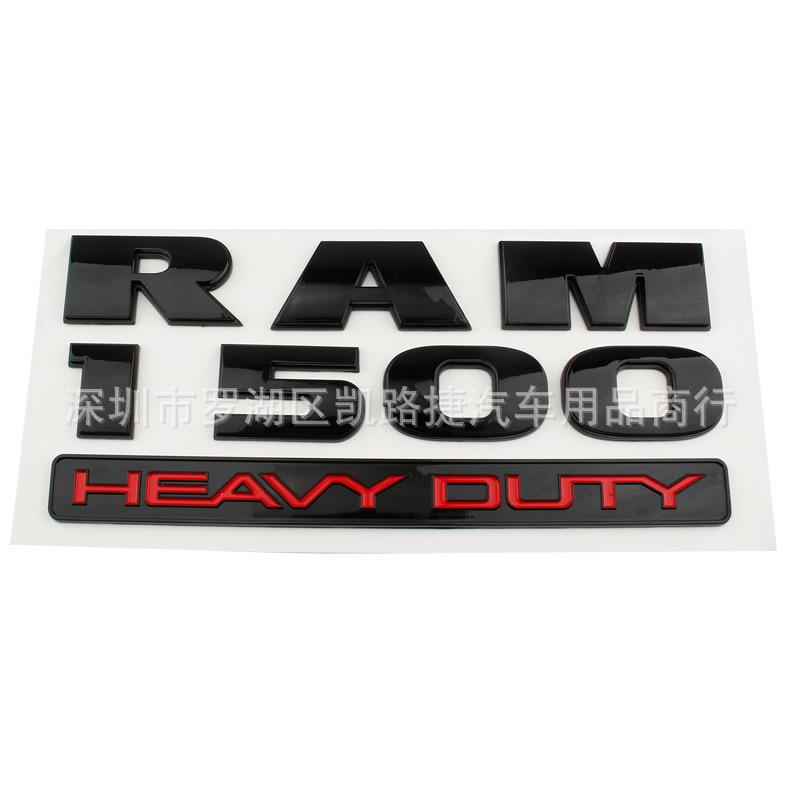 Suitable for RAM 2500 HEAVY DUTY Car Label ABS Pickup Label RAM Door Label