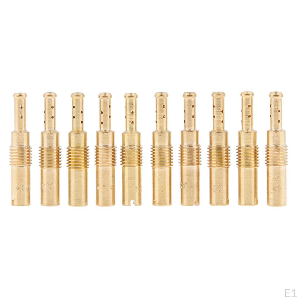 10 Pieces Motorcycle Carburetor Slow / Jet 48 Size for OKO