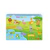 Children's Interactive Educational Quiet Book: Tear, Paste, and Puzzle Activities