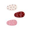 Korean Style Cute Polka Dot Oval Hair Clip for Women and Girls - Non-Damaging Sweet BB Hairpin.
