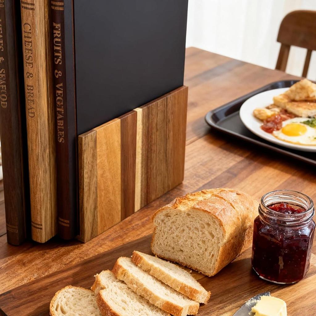 Cutting Boards for Kitchen 3 Pcs Book Shaped Thickened Chopping Boards for Kitchen for Cutting Meat Fruit Vegetables Cheese Home