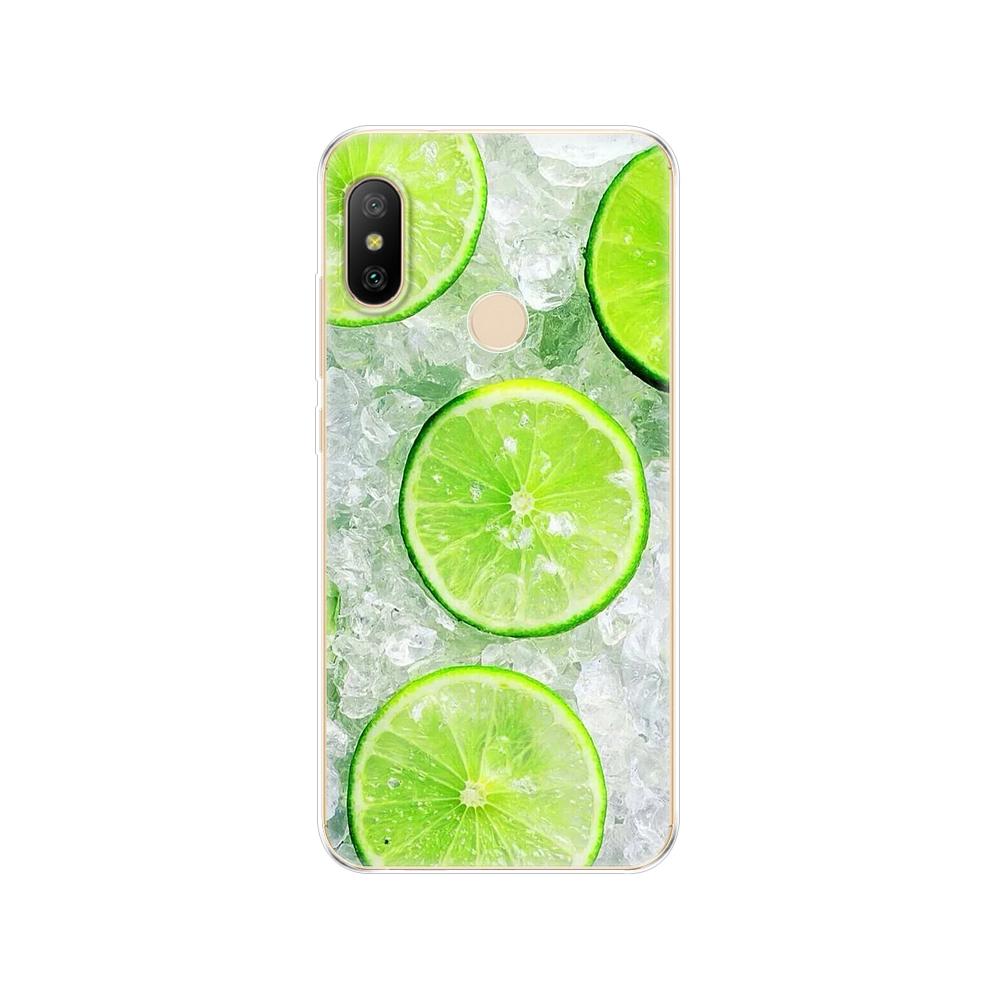 Silikonové pouzdro pro Xiaomi MI A2 LITE Case Full Protection Měkký tpu Zadní kryt Telefon Pouzdra pro Xiomi MI A2 LITE nárazník Coque