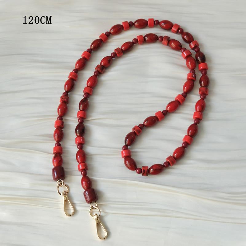 New Phone Accessory Long Cellphone Chain Anti Lost Universal Beaded Shoulder Neck Crossbody Phone Strap Phone Case Holder Chain